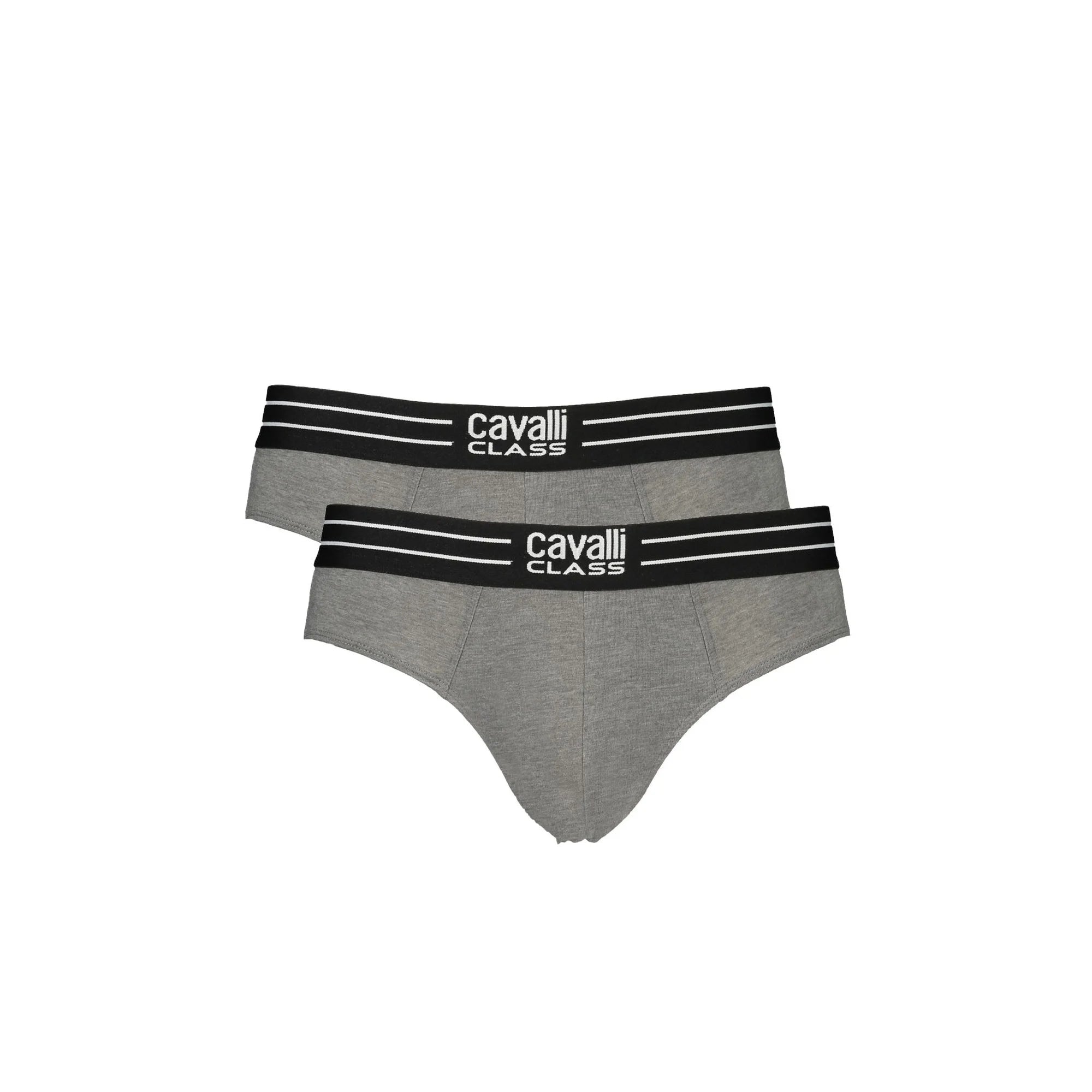 Cavalli Class Slip Uomo Grigio Stampa Logo Intimo - foto prodotto